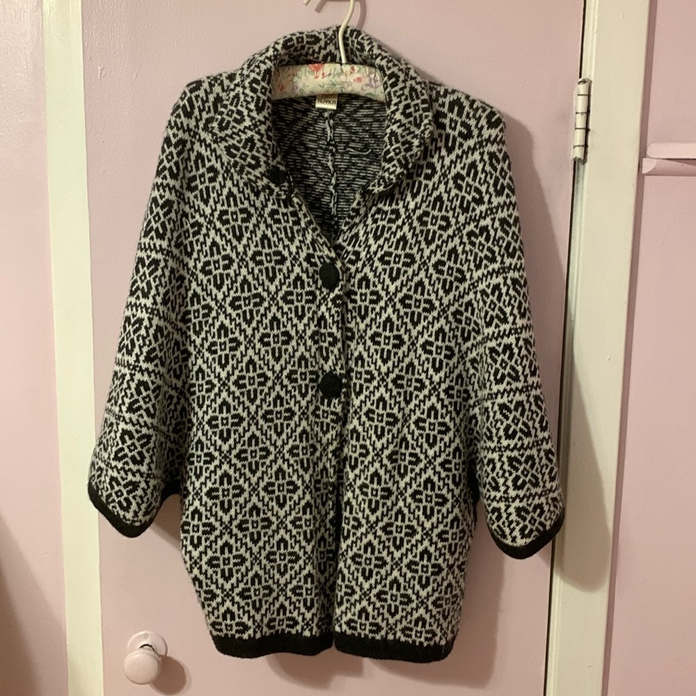 Alpaca cape vest
